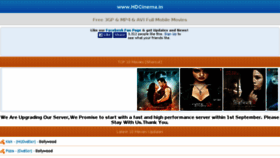What Hdcinema.in website looked like in 2014 (9 years ago)