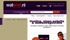 What Hosting.watsnel.nl website looked like in 2014 (9 years ago)