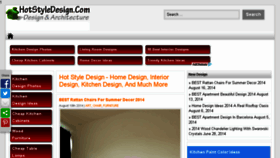 What Hotstyledesign.com website looked like in 2014 (9 years ago)