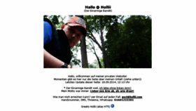What Hollii.de website looked like in 2014 (9 years ago)