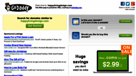 What Happylivingdesign.com website looked like in 2014 (9 years ago)
