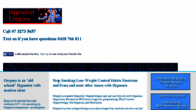 What Hypnotistgregory.com website looked like in 2014 (9 years ago)