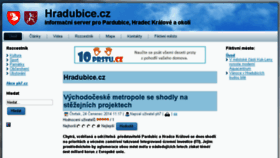What Hradubice.cz website looked like in 2014 (9 years ago)