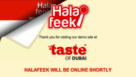 What Halafeek.com website looked like in 2014 (9 years ago)