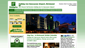 What Holidayinnvancouverairport.com website looked like in 2014 (9 years ago)