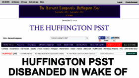 What Huffingtonpsst.com website looked like in 2014 (9 years ago)