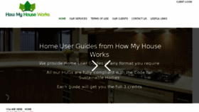 What Howmyhouseworks.com website looked like in 2014 (9 years ago)