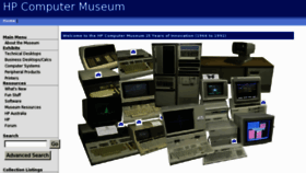 What Hpmuseum.net website looked like in 2014 (9 years ago)