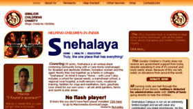 What Helpchildrenofindia.org website looked like in 2014 (9 years ago)