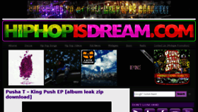 What Hiphopisdream.com website looked like in 2014 (9 years ago)