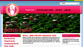 What Hdtdkt.dongthap.gov.vn website looked like in 2015 (9 years ago)