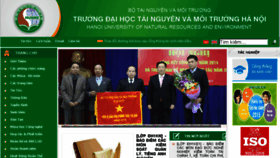 What Hunre.edu.vn website looked like in 2015 (9 years ago)