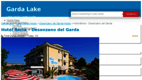What Hotelberta.it website looked like in 2015 (9 years ago)