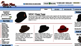 What Hats-plus.com website looked like in 2015 (9 years ago)