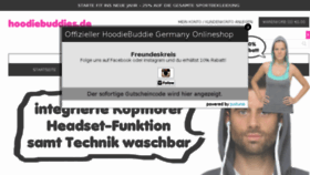 What Hoodiebuddies.de website looked like in 2015 (9 years ago)