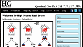 What Highgroundrealestate.com website looked like in 2015 (9 years ago)