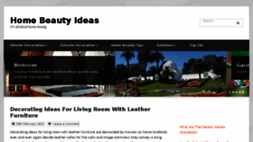 What Homebeautyideas.com website looked like in 2015 (9 years ago)