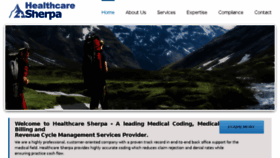 What Healthcaresherpa.com website looked like in 2015 (9 years ago)