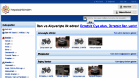 What Hepsisahibinden.net website looked like in 2015 (9 years ago)
