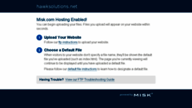 What Hawksolutions.net website looked like in 2015 (9 years ago)