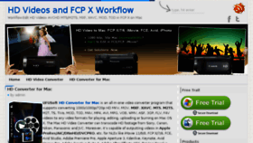 What Hd-video-fcpx-workflow.com website looked like in 2015 (9 years ago)