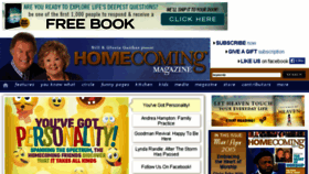 What Homecomingmagazine.com website looked like in 2015 (9 years ago)
