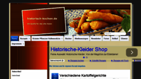 What Historisch-kochen.de website looked like in 2015 (9 years ago)
