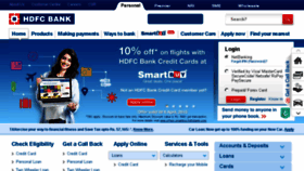 What Hdfcbank.in website looked like in 2015 (9 years ago)