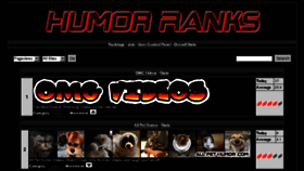 What Humorranks.com website looked like in 2015 (9 years ago)