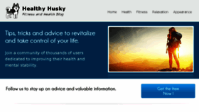 What Healthyhusky.com website looked like in 2015 (9 years ago)