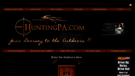 What Huntingpa.com website looked like in 2015 (9 years ago)