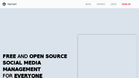 What Hubyard.com website looked like in 2015 (9 years ago)