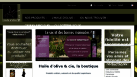 What Huile-olive-cie.fr website looked like in 2015 (9 years ago)