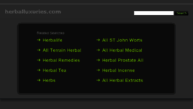 What Herballuxuries.com website looked like in 2015 (9 years ago)