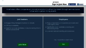 What Hirefinders.com website looked like in 2015 (10 years ago)