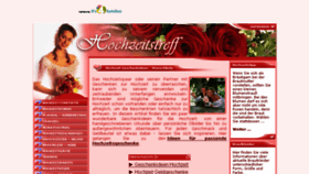 What Hochzeitstreff.de website looked like in 2015 (9 years ago)
