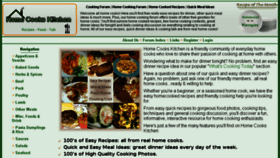 What Homecookskitchen.com website looked like in 2015 (9 years ago)