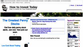 What Howtoinvesttoday.com website looked like in 2015 (9 years ago)