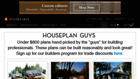 What Houseplanguys.com website looked like in 2015 (9 years ago)