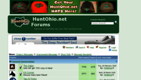 What Huntohio.net website looked like in 2015 (9 years ago)