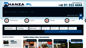 What Hanza.pl website looked like in 2015 (9 years ago)