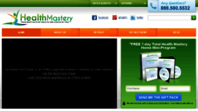 What Health-mastery.com website looked like in 2015 (9 years ago)