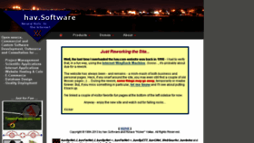 What Hav.com website looked like in 2015 (9 years ago)