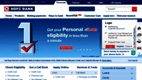 What Hdfcbank.com website looked like in 2015 (9 years ago)