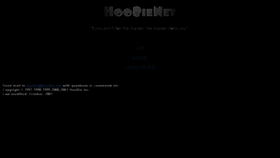 What Hoobie.net website looked like in 2015 (9 years ago)