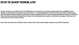 What Huistekoop.com website looked like in 2015 (10 years ago)