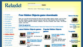 What Hiddenobjects-games.relaxlet.com website looked like in 2015 (9 years ago)