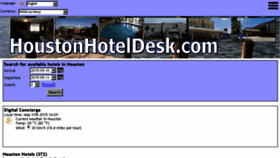 What Houstonhoteldesk.com website looked like in 2015 (8 years ago)