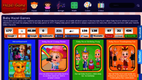 What Hazel-game.com website looked like in 2015 (9 years ago)