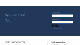 What Hyattconnect.com website looked like in 2015 (9 years ago)